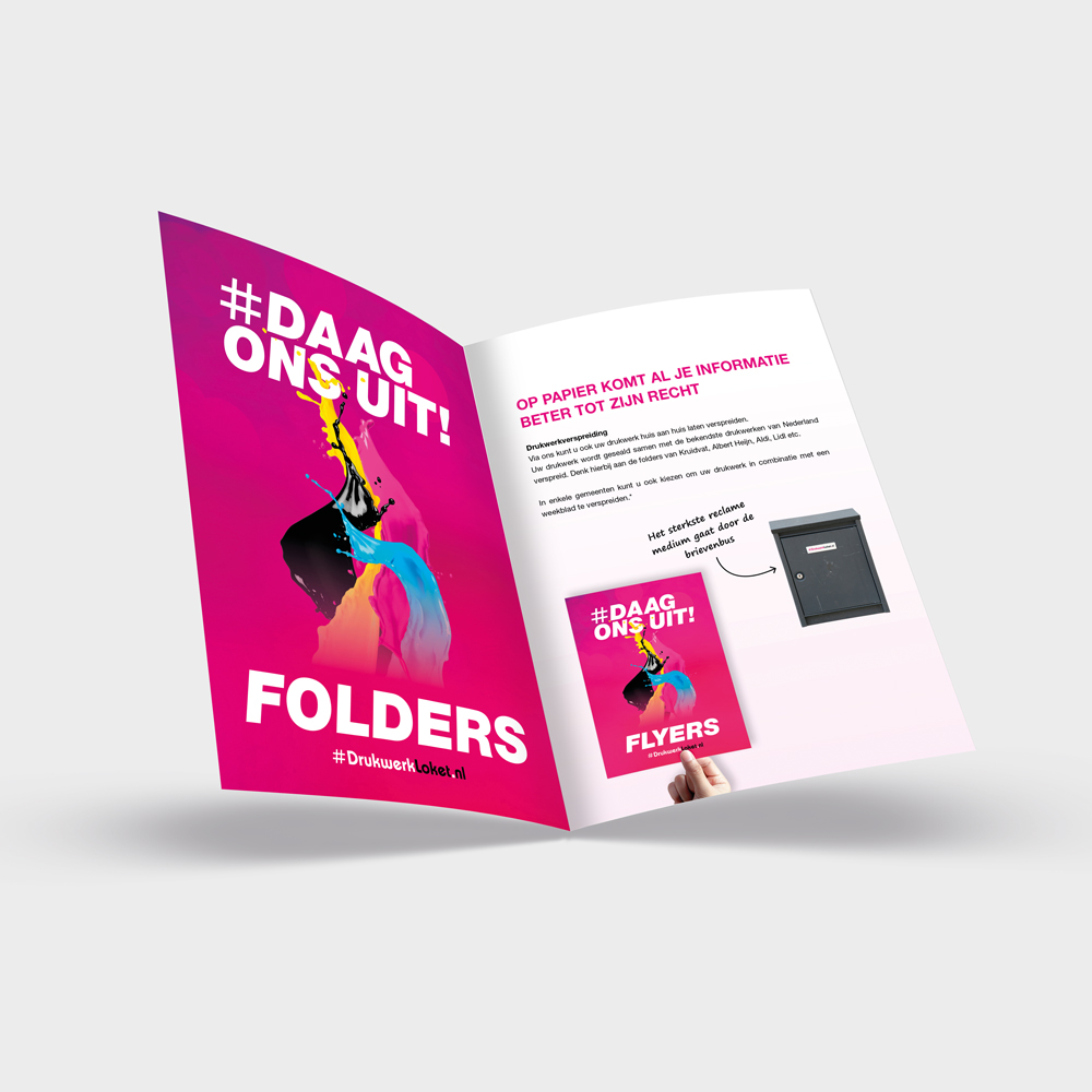 Folder Enkelvouw Drukwerkloket