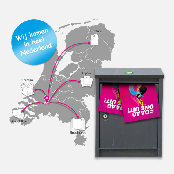 Opdracht drukwerk & verspreiden